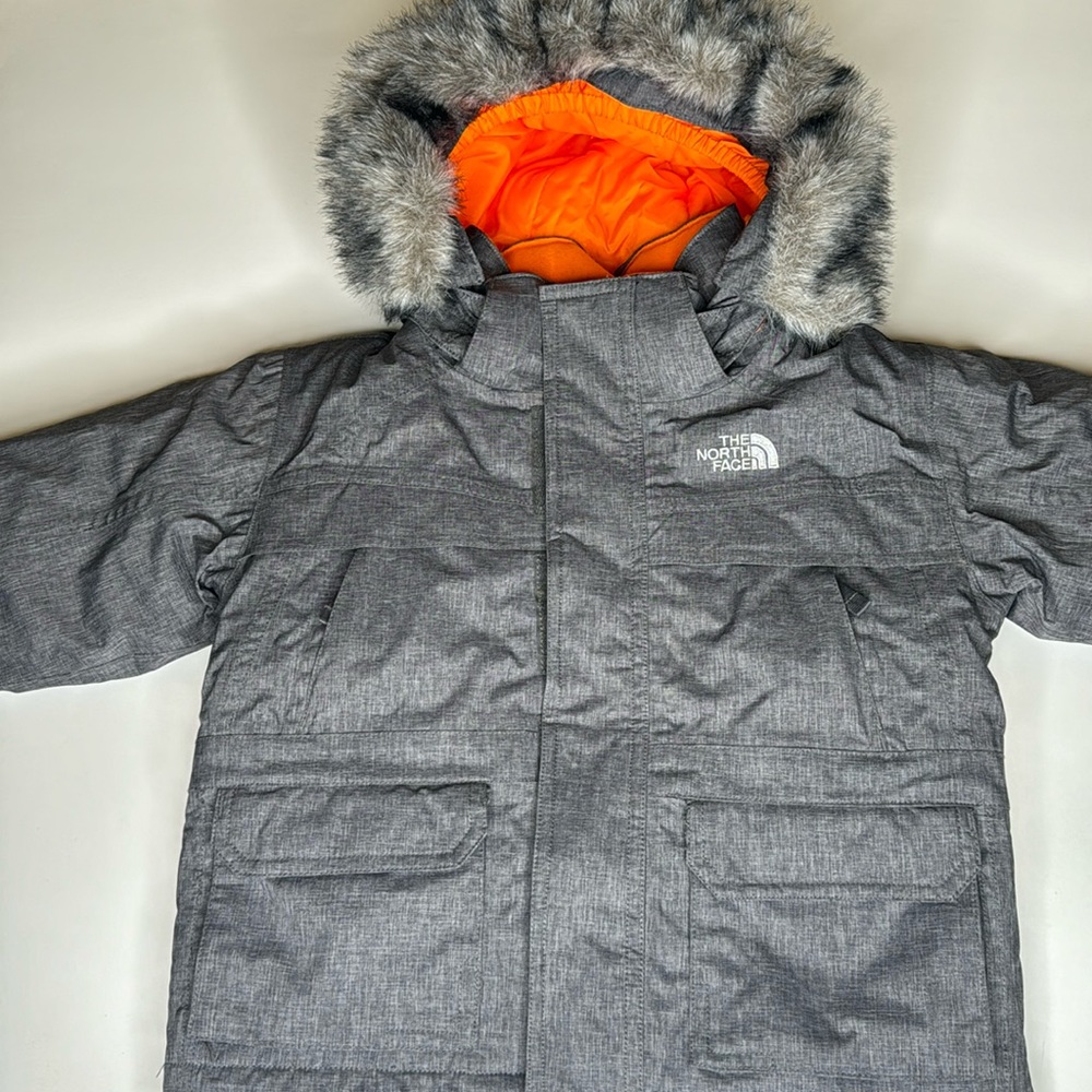 Kids Northface Coat with Faux Fur Hood